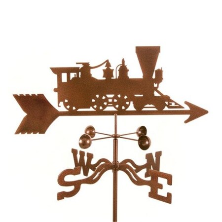 Ez Vane EZ Vane EZ1027-PT Train Weathervane with Post Mount EZ1027-PT